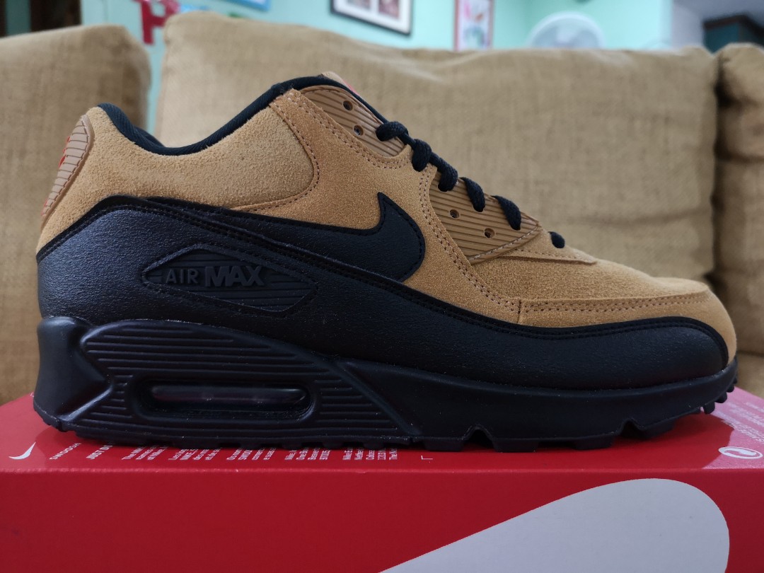 BNINBOX Nike Air Max 90 Shoes "Wheat/Black-Cosmic Clay", Men's Fashion, Footwear, Sneakers Carousell