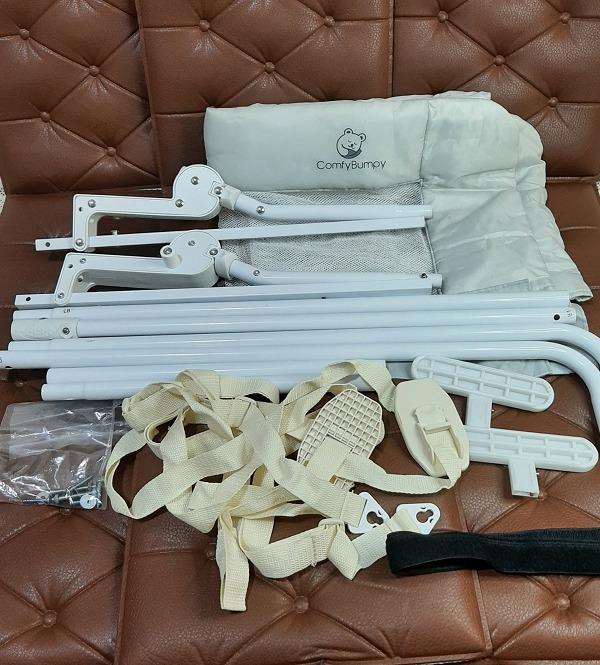 Comfybumpy baby bed online rail