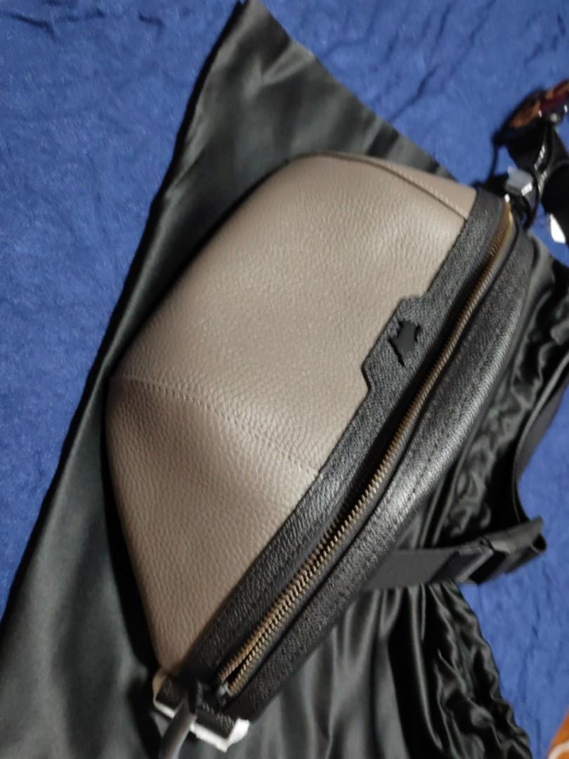 Braun buffel waist bag/sling bag, Luxury, Bags & Wallets on Carousell