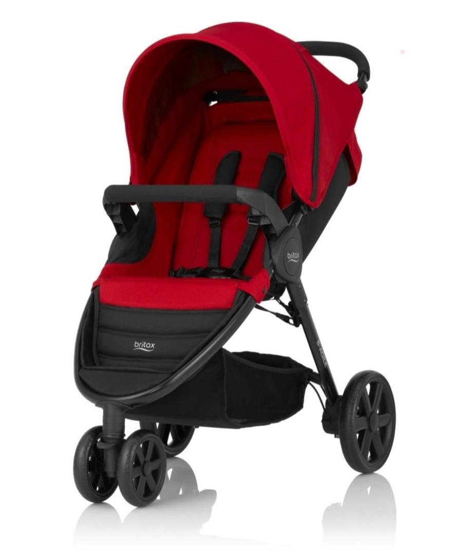 Britax B Agile Lightweight Stroller Red Black