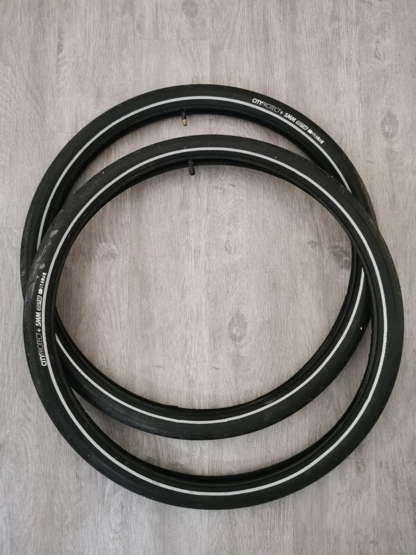 Lotto Di 4 Confezioni Camere D'Aria BTWIN 26 X 1,7/2,2 (8 Camere D'aria Totali) Per MTB