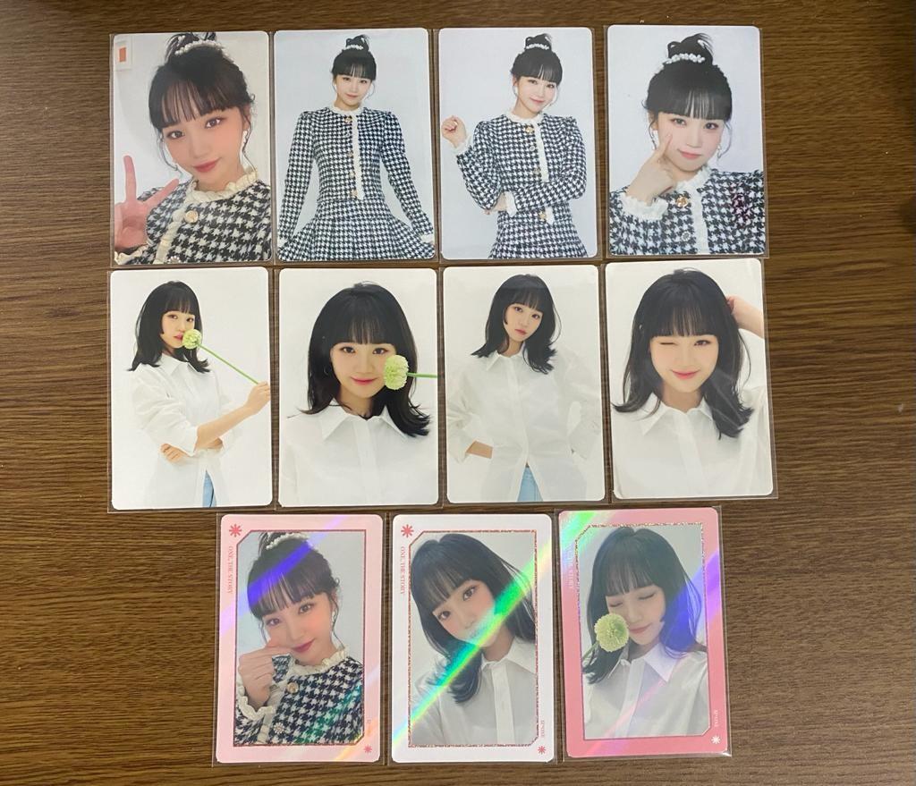 Chaewon one the story full set normal special holo iz*one izone