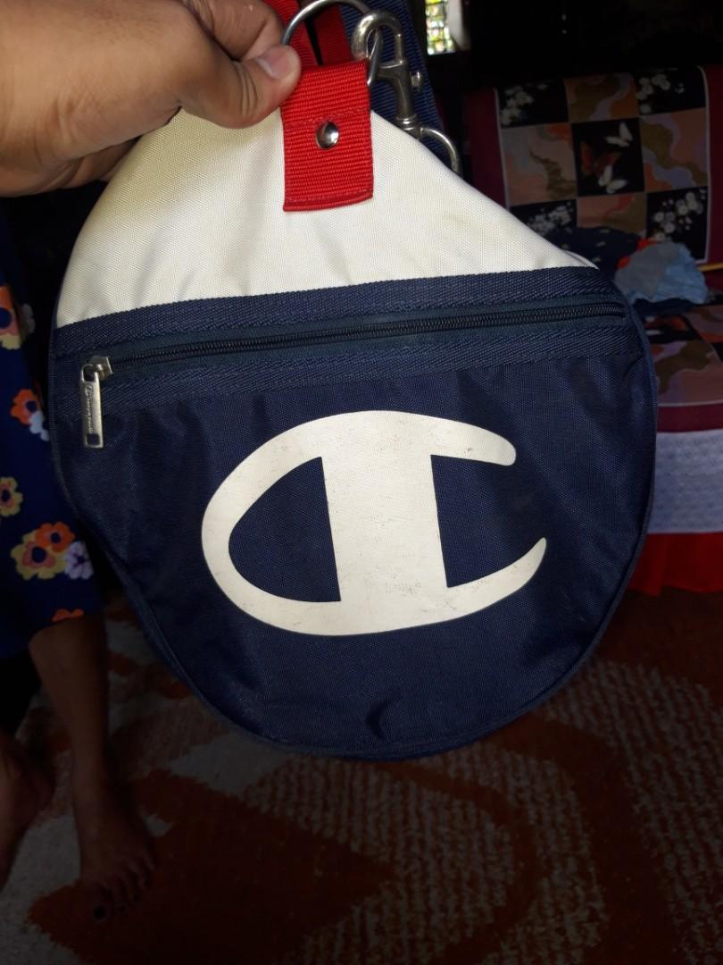 CHAMPION DUFFLE BAG Men s Fashion Bags Backpacks on Carousell