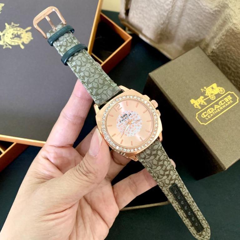 Coach leatherware watch new arrivals
