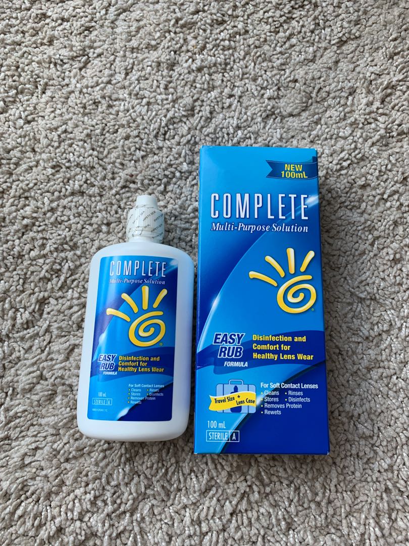 Complete Multi Purpose Contact Lens Solution Beauty Personal Care
