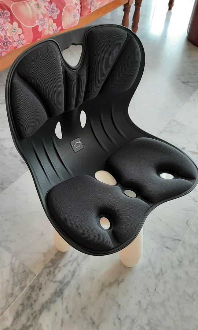 Ablue Curble Chair for Spinal support Correction Relief Cover Wider Kids 6Colors 