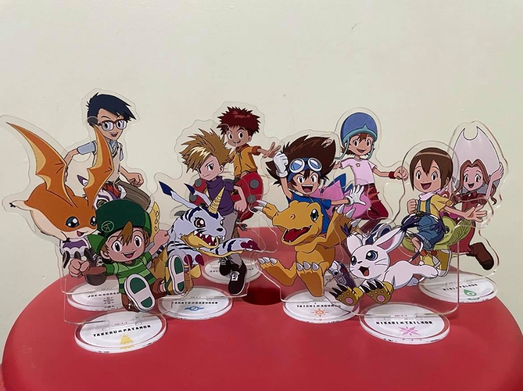 DIGIMON ADVENTURE 2020 CHARACTER ACRYLIC DISPLAY, Hobbies & Toys ...