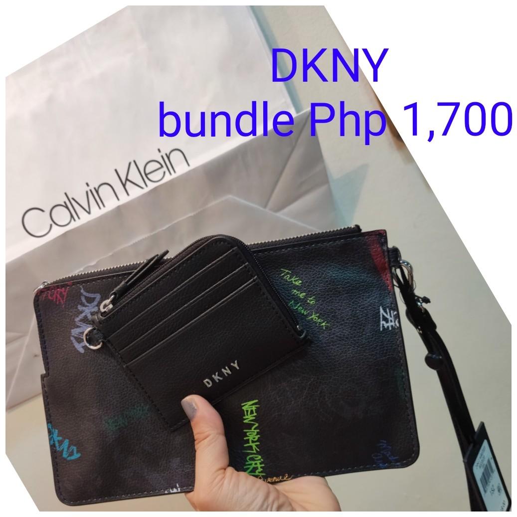 dkny zip card holder