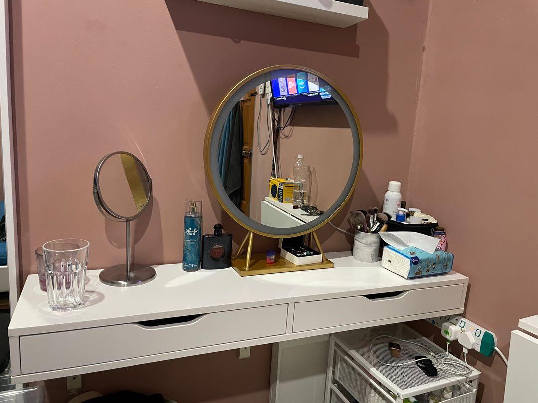 Dressing Table Ikea (Ekby Alex/Ramshult), Furniture & Home Living,  Furniture, Tables & Sets On Carousell