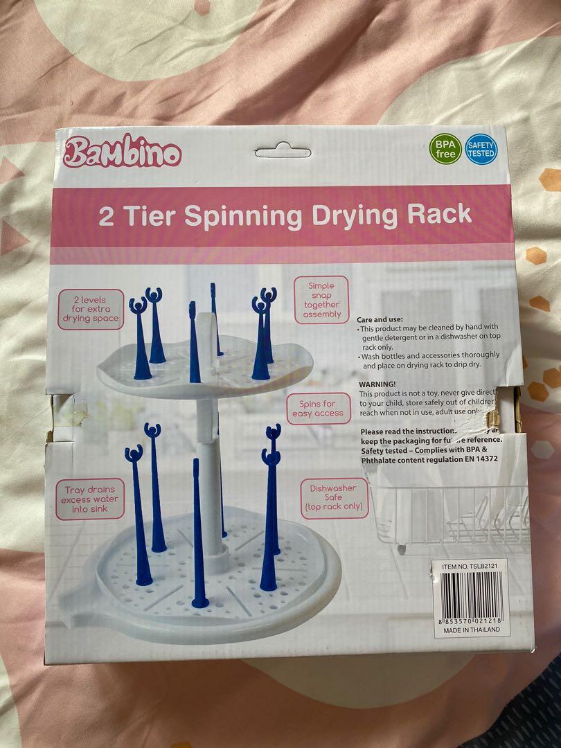 2-tier Spinning Drying Rack, Babies & Kids, Nursing & Feeding, Weaning ...