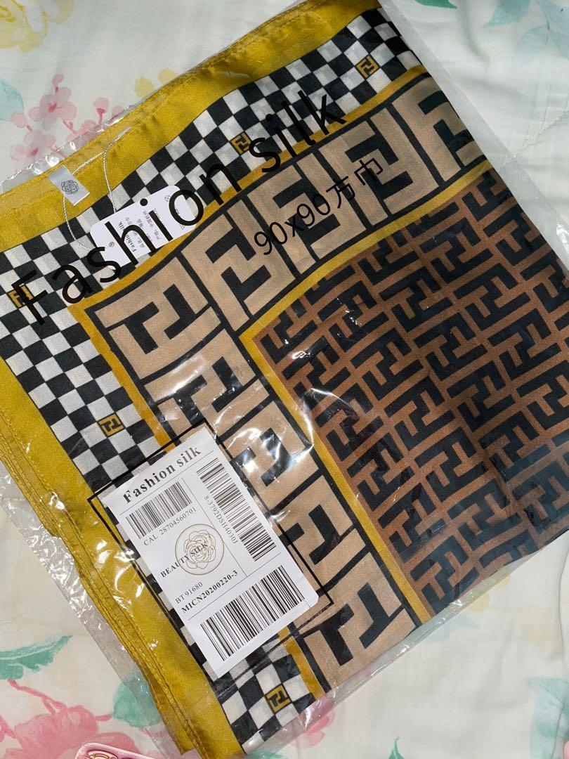 Fendi satin scarf on sale
