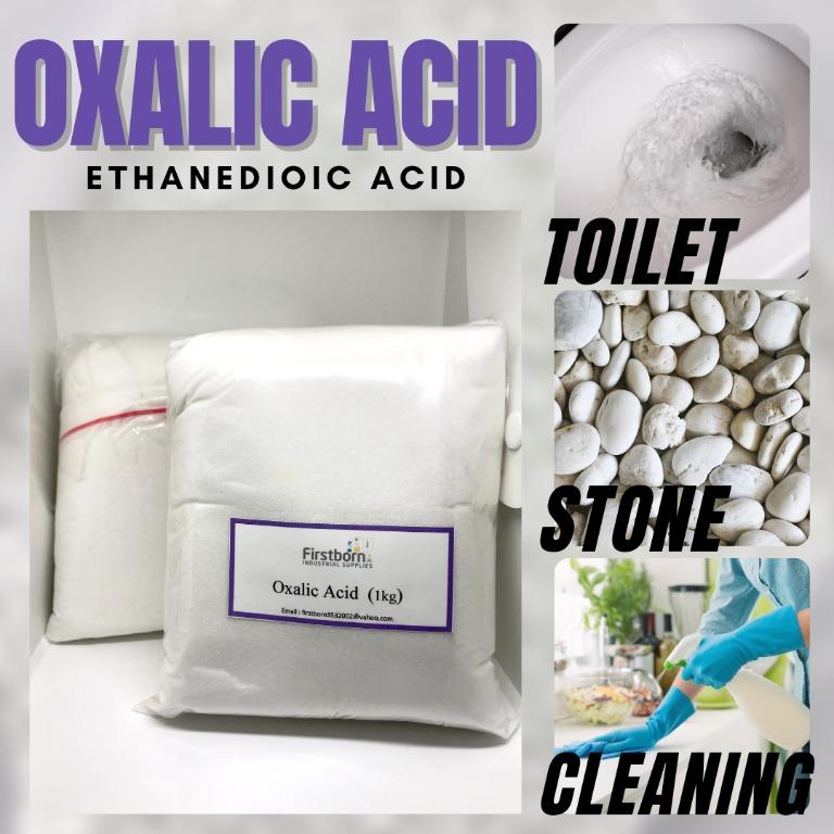 The Lab FIRSTBORN Oxalic Acid, 1 kg, 99.6 Minimum Purity stain remover tile cleaner rust