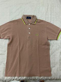 Fred perry cowok polo ORIGINAL krem coklat brown nude