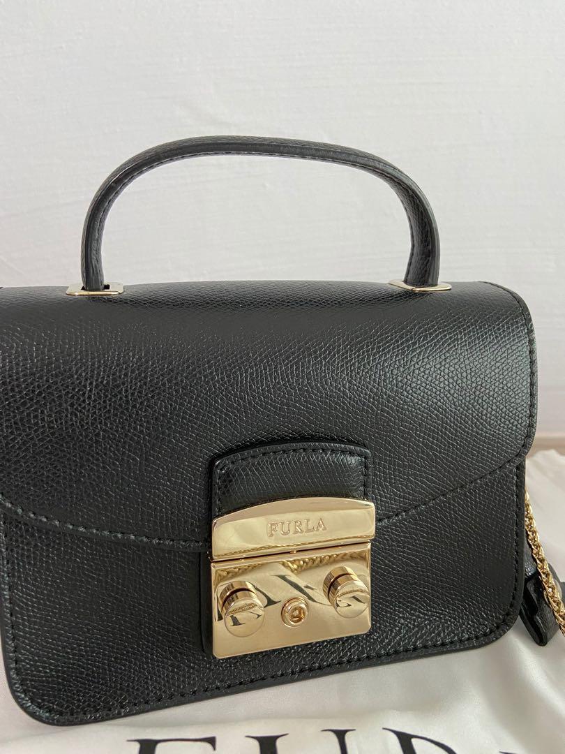 Furla Metropolis Top Handle Mini Crossbody Bag