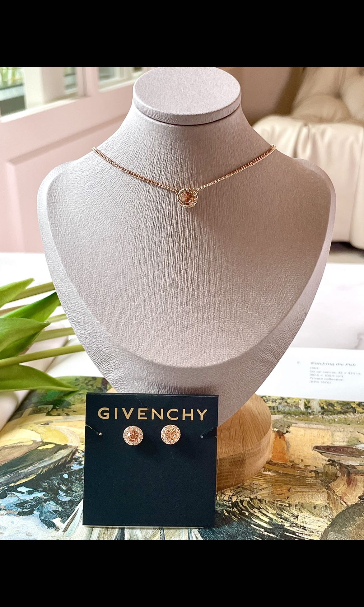 Givenchy rose gold best sale necklace