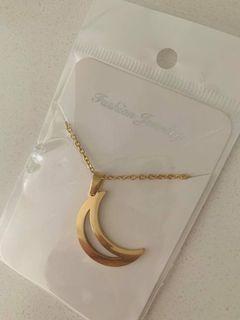 Gold Moon Necklace