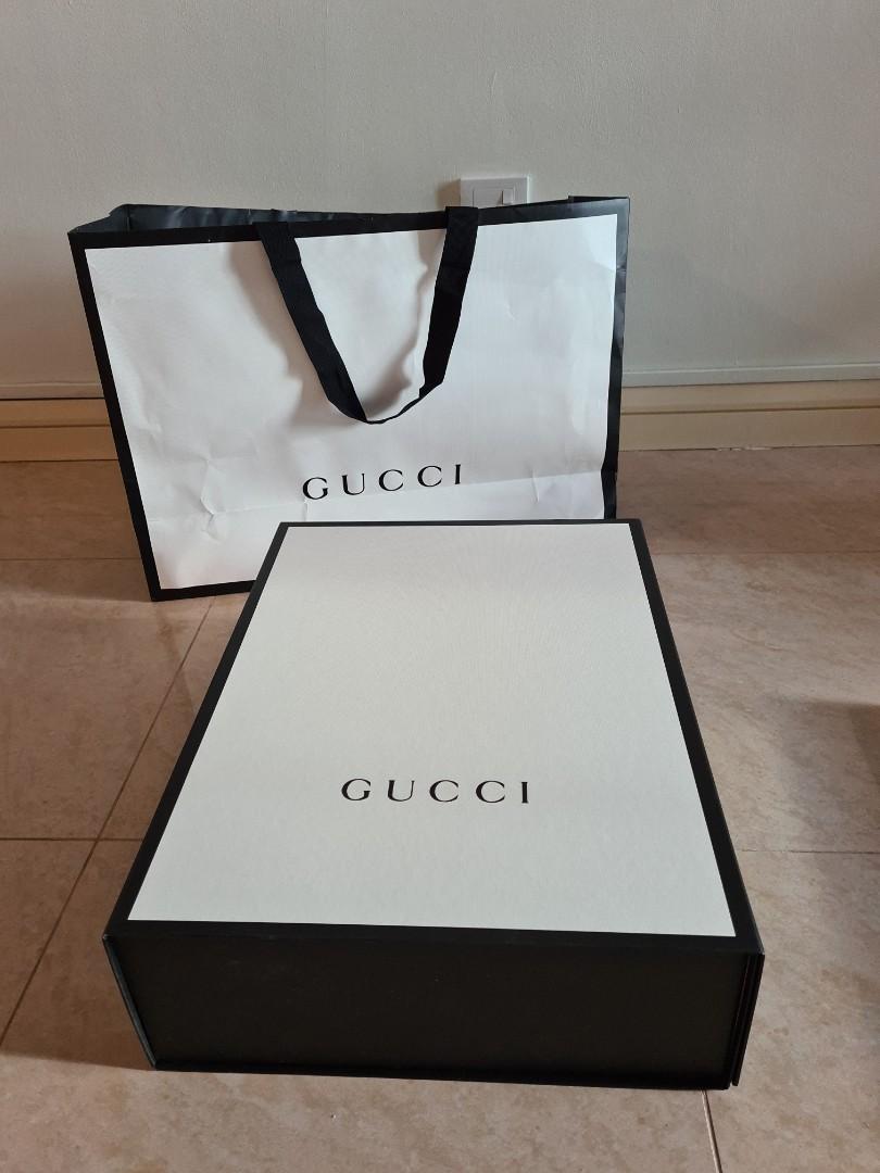 Gucci box shop and bag