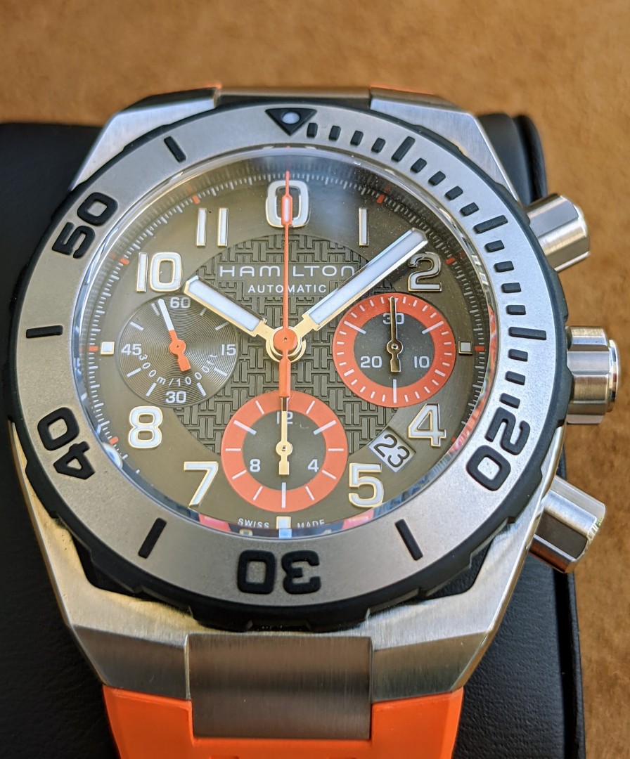 Hamilton khaki navy sub auto chrono online