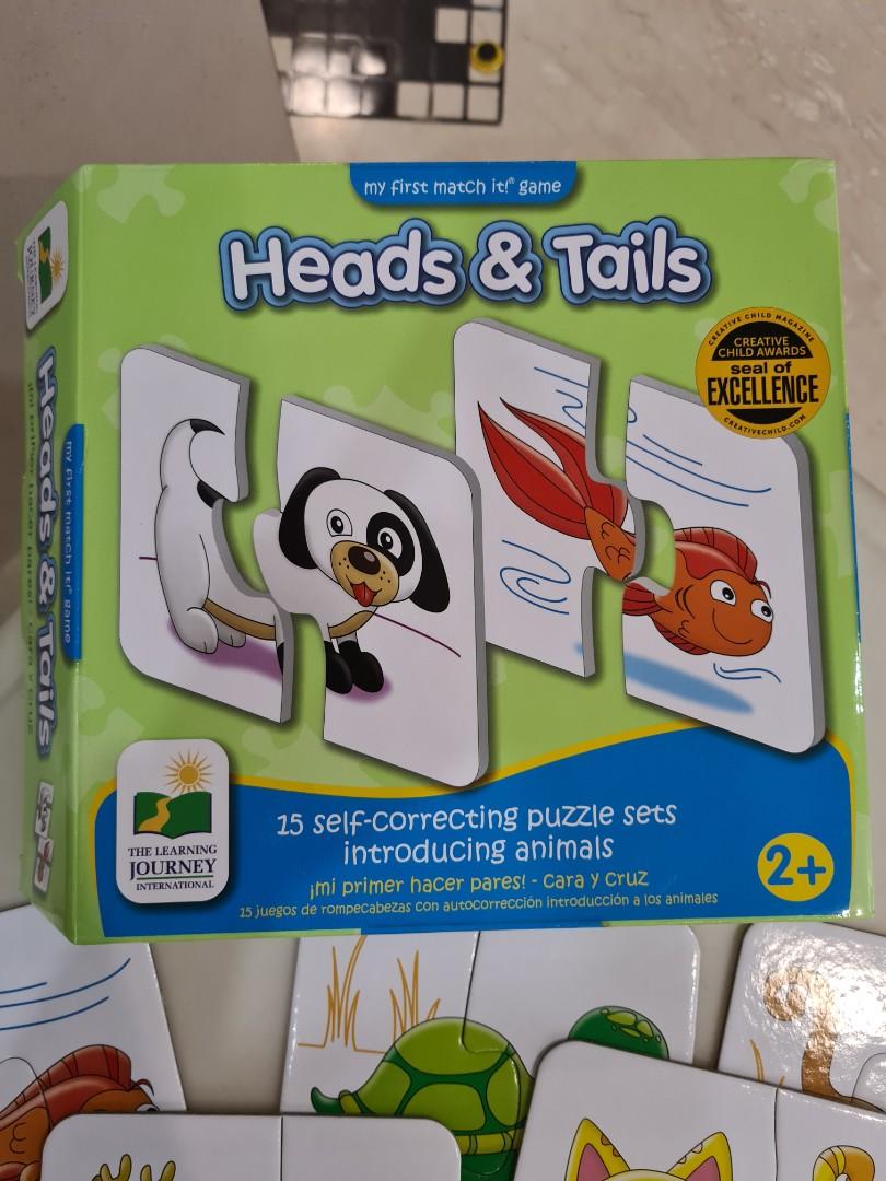 Heads &amp; tails Puzzle set, Hobbies &amp; Toys, Toys &amp; Games on Carousell
