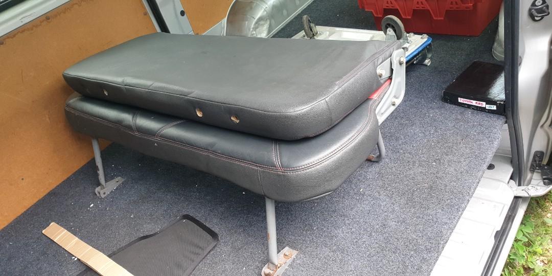 Van Racer Chaise Hiace van chair with floor board, Car Accessories, Accessories on Carousell