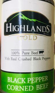 Highlands Black Pepper Corned Beef 150g