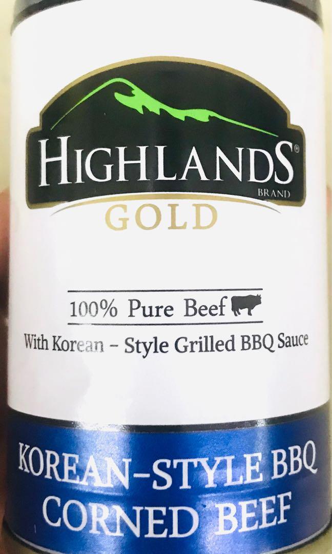 Highlands Korean Style BBQ Corned Beef 150g (Category: Packaged & Instant Food) located in Manila. Submitted by rotalie (Listing ID 1090175599, Image 1). Description: Highlands Korean Style BBQ Corned Beef 150g #inManila #inQC #inMandaluyong #inMakati #inTaguig #inPasig #inMarikina #inCainta #inAntipolo Delivery thru Lalamove or Grab express c/o buyer from Sampaloc Manila. Payment via bank transfer or GCash before shipping :) For further inquirie