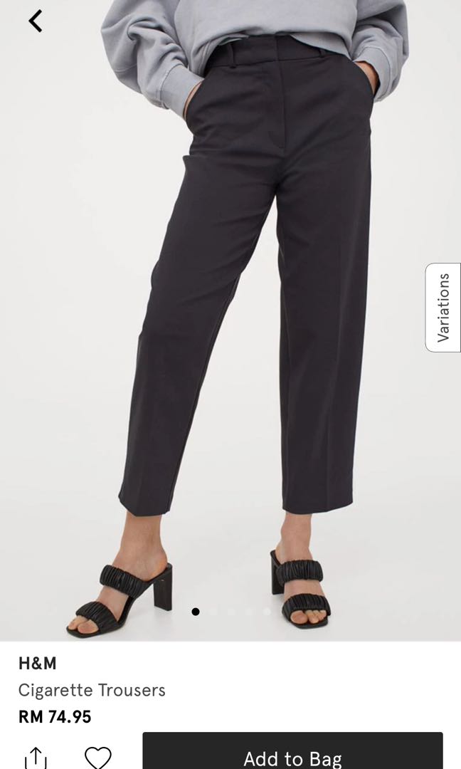 H&m cigarette trousers 2025