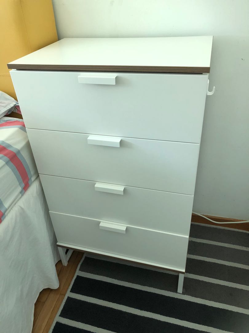 IKEA CHEST OF 4 DRAWER (TRYSIL), Furniture & Home Living, Furniture