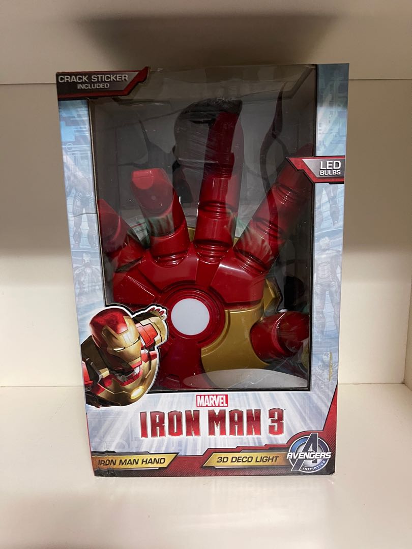 Iron Man Hand 3d Deco Light Hobbies Toys Toys Games On Carousell
