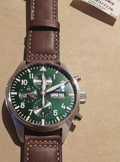 Iwc pilot sales racing green