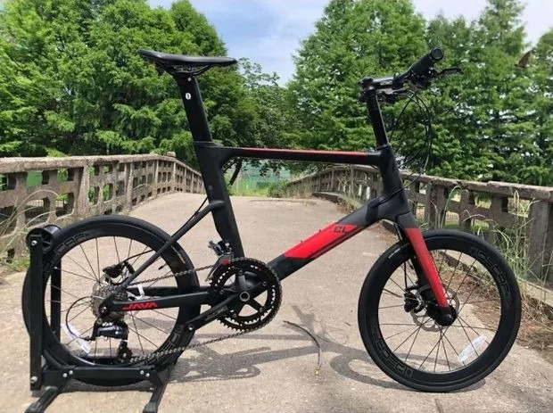 Java CL CB 451 2x9 speed carbon frame mini velo bicycle Matt