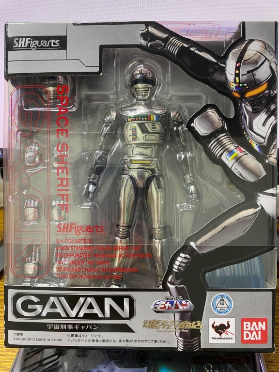 JN)日版全新BANDAI 宇宙刑事卡邦SHF s.h.figuarts SPACE SHERIFF GAVAN