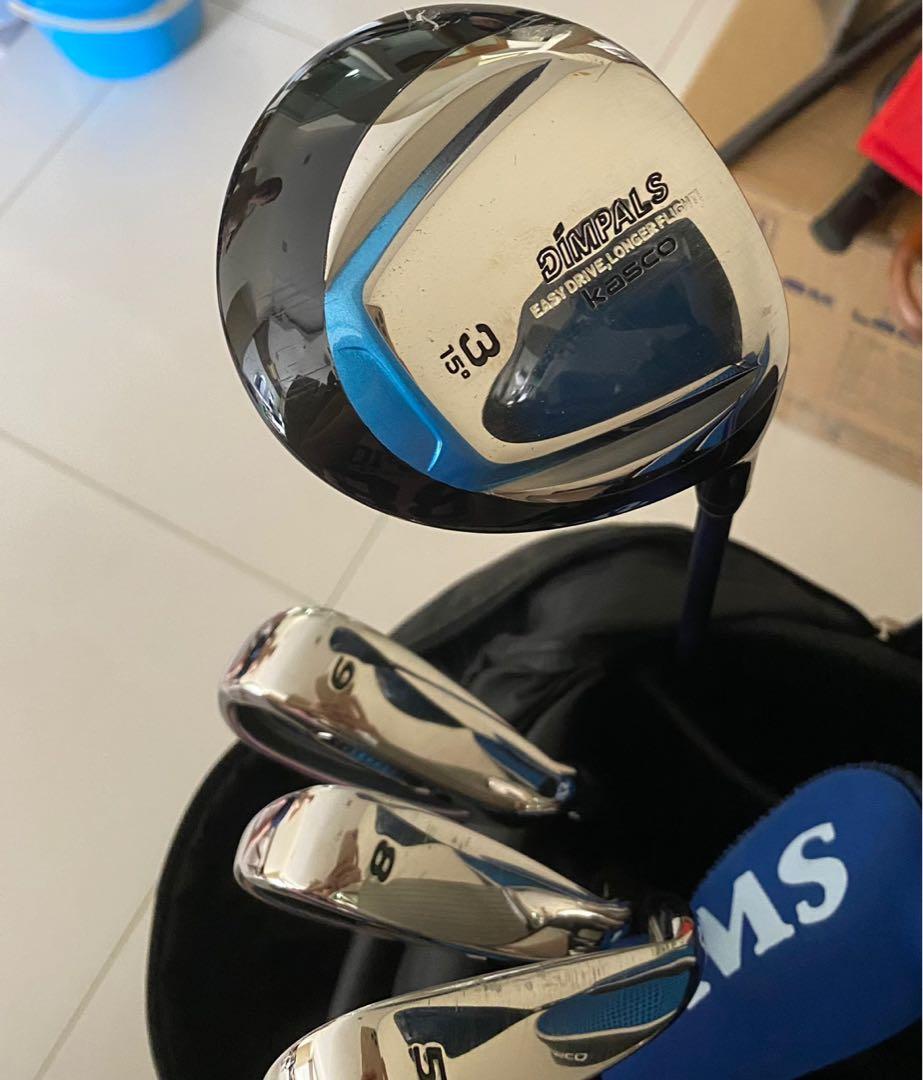 Kasco Golf Bag with Clubs, Sports Equipment, Sports & Games, Golf on