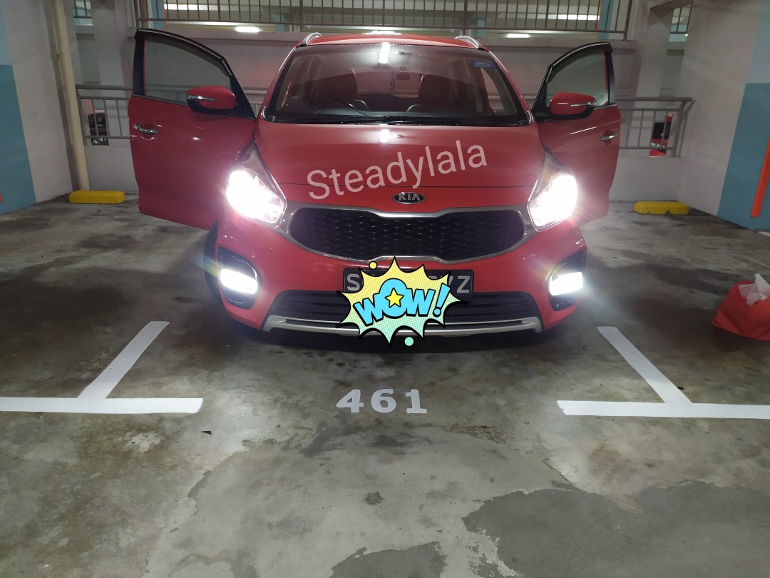 Kia Carens Headlight Cornering Foglight Bulb. Philips H4 H7 HB3 9005