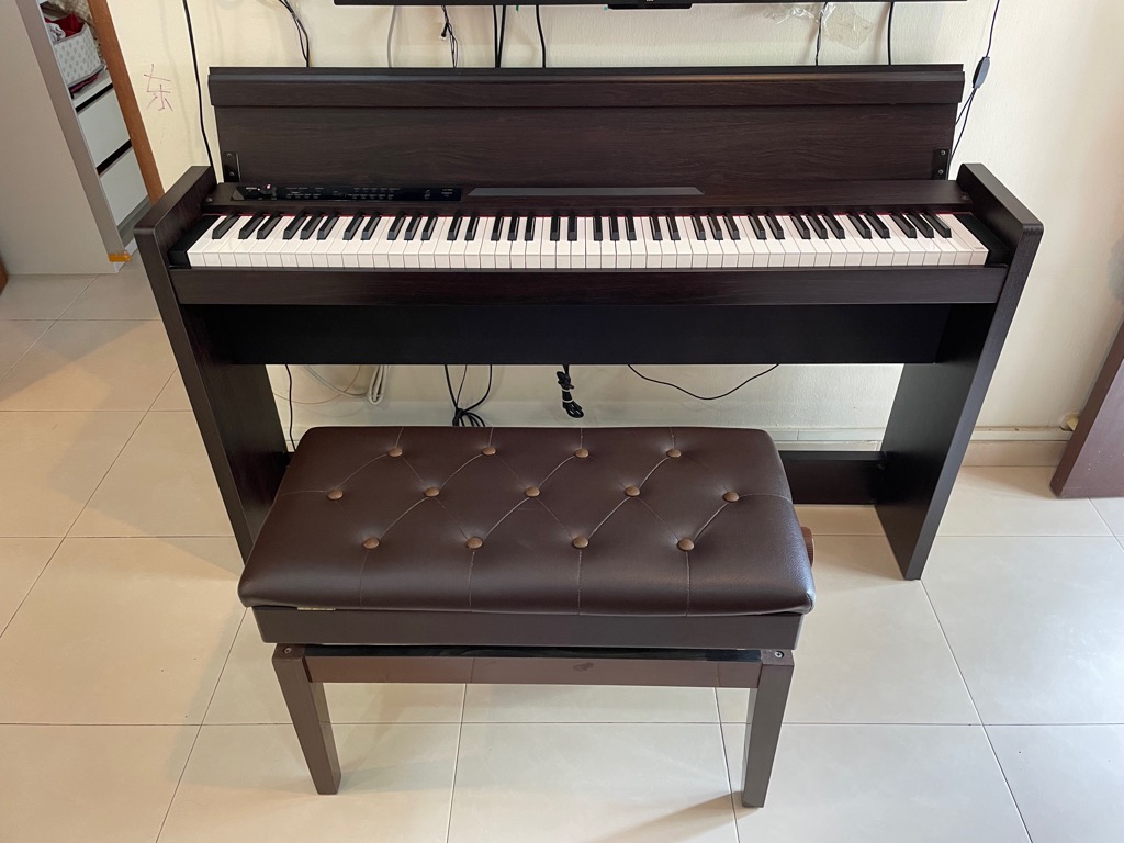 KORG 電子ピアノ LP-380RW ローズウッド 2015年製 椅子付き 電子