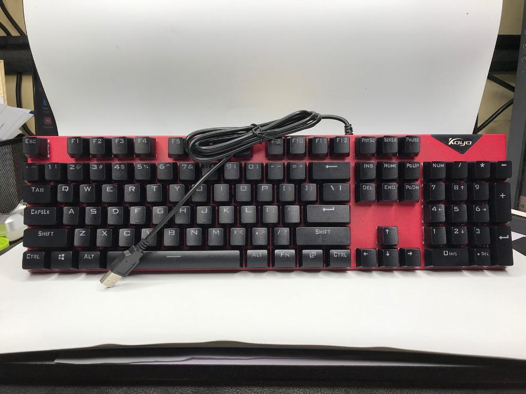 KOYO MECHANICAL KEYBOARD KY-610, GAMING KEYBOARD RGB, USB ...