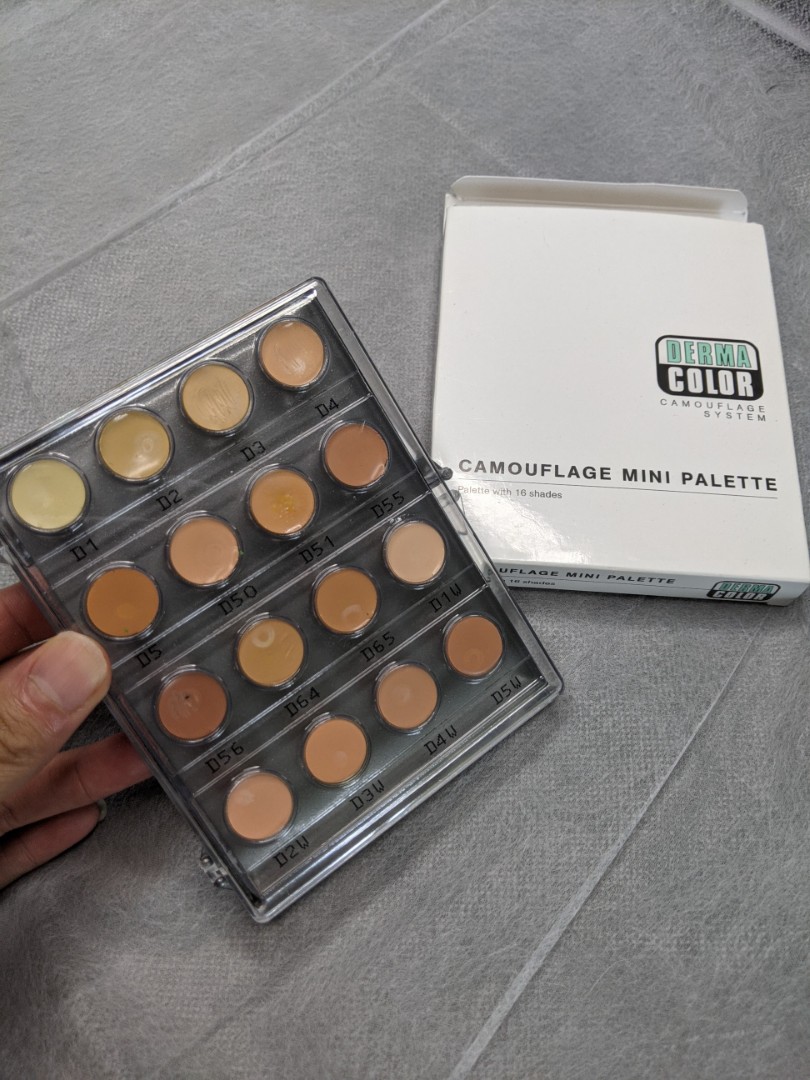 Kryolan Derma Color Camouflage Palette, Beauty & Personal Care, Face