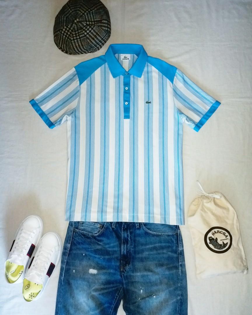 🇯🇵日本製Lacoste french style polo shirt #tidyformoney, 男裝