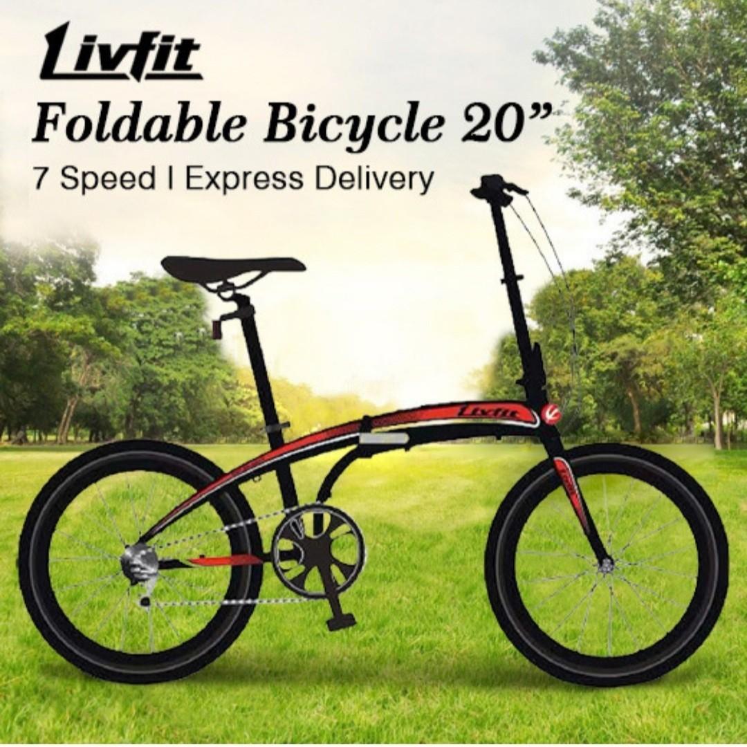 Livfit clearance foldable bicycle