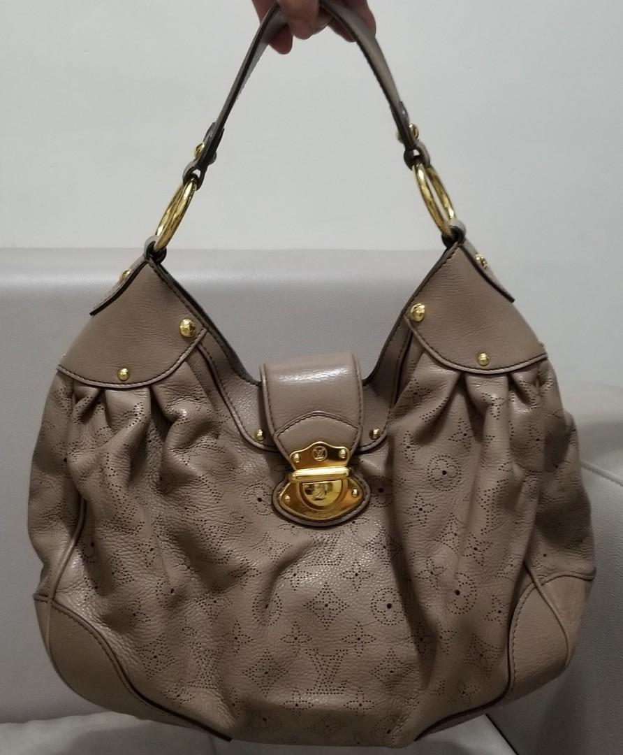 lv mahina leather