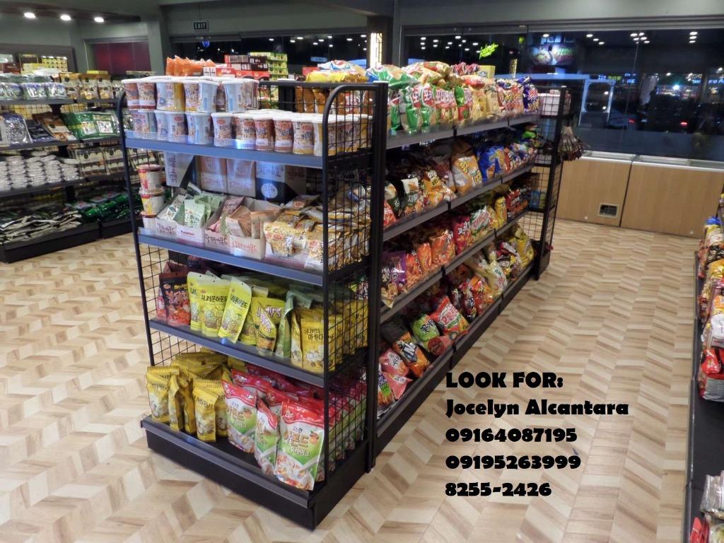 Metal Shelves steel racks grocery metal, Furniture & Home Living ...