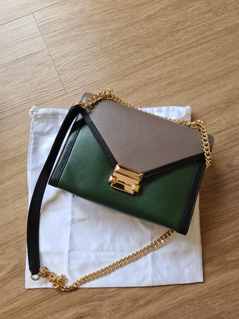 Whitney large on sale leather shoulder bag