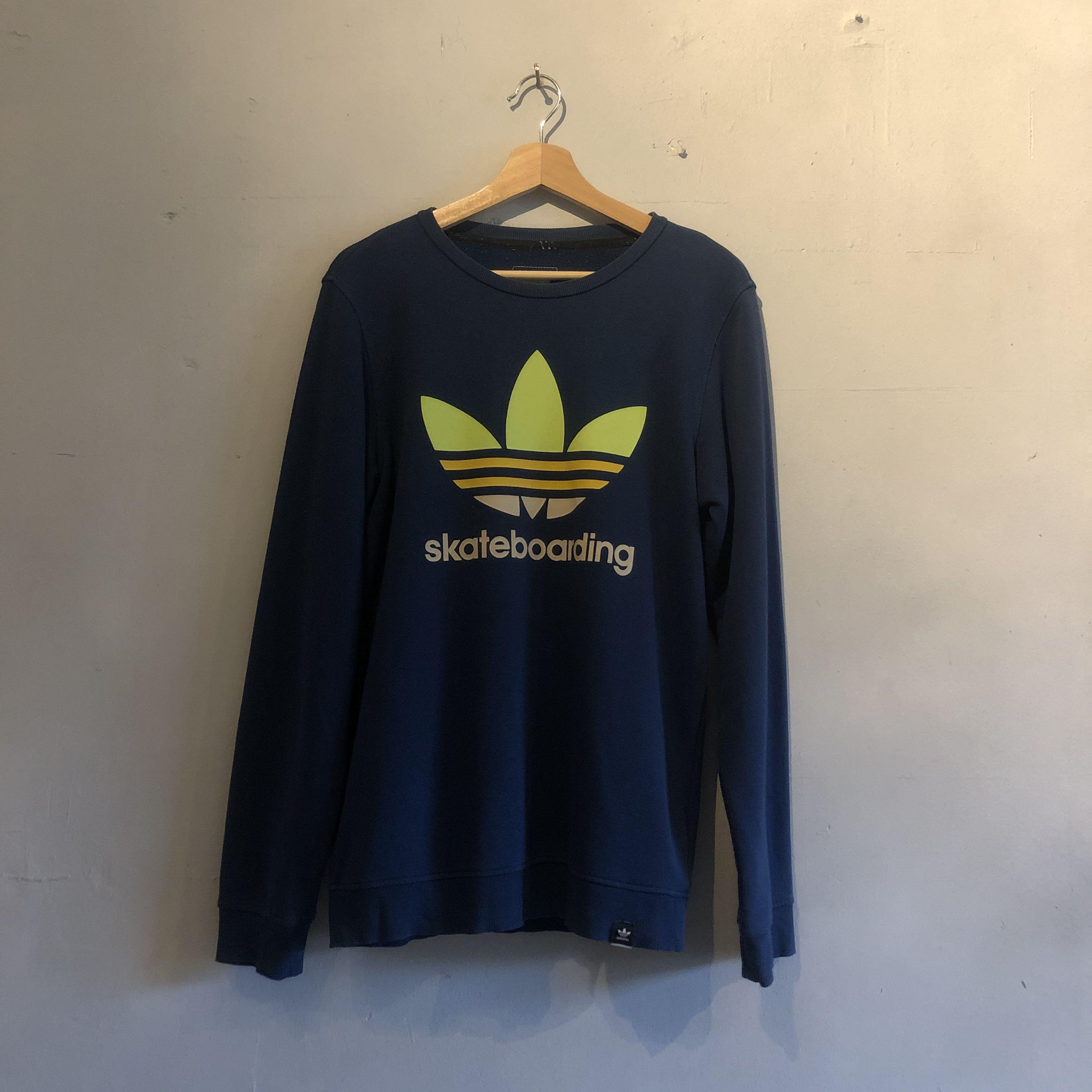 navy adidas sweatshirt