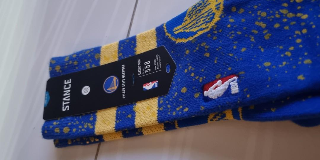 NBA STANCE GSW Socks Men s Fashion Activewear on Carousell
