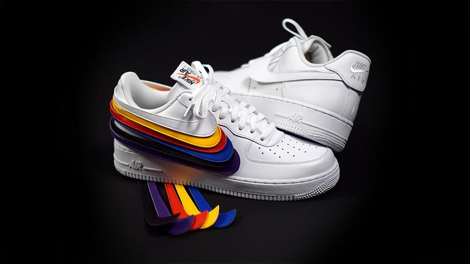 custom air force 1 velcro swoosh