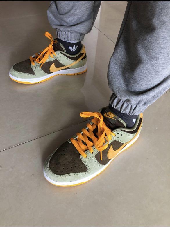 Nike Dunk Low Dusty Olives On Feet Review 
