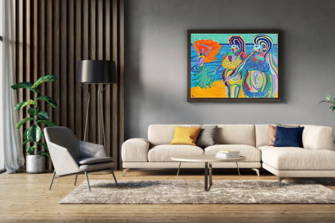 OIL PAINTING - ART (Category: Frames & Pictures) located in Cebu City. Submitted by thecherub (Listing ID 1090222331, Image 1). Description: - exhibited at Interstellar Art Gallery, New Delhi, India - 24x31 inches - part of a three-part series -painted by Cebuana artist, Antonette Loon.
