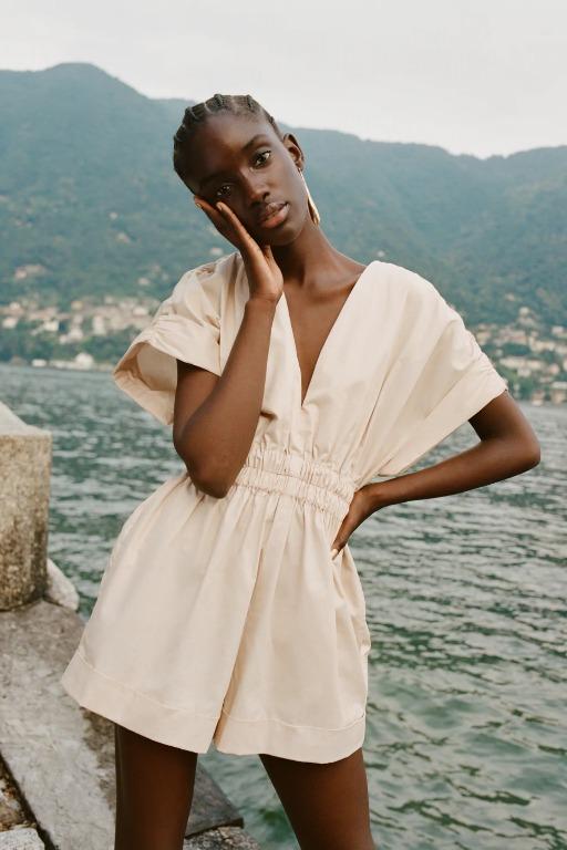Zara dress jumpsuit clearance