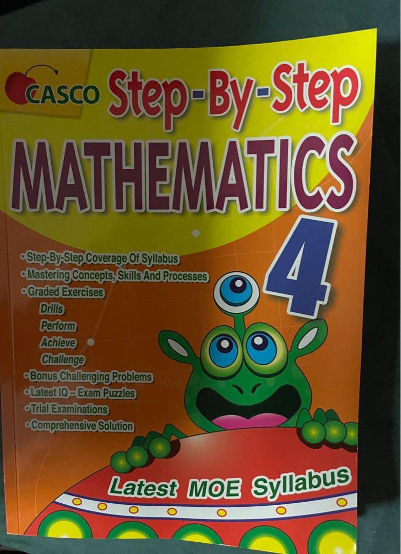 P4 Math (Category: Assessment Books) located in Singapore. Submitted by hamstervillee (Listing ID 1090242437, Image 1). Description: Selling cos it’s a spare copy .