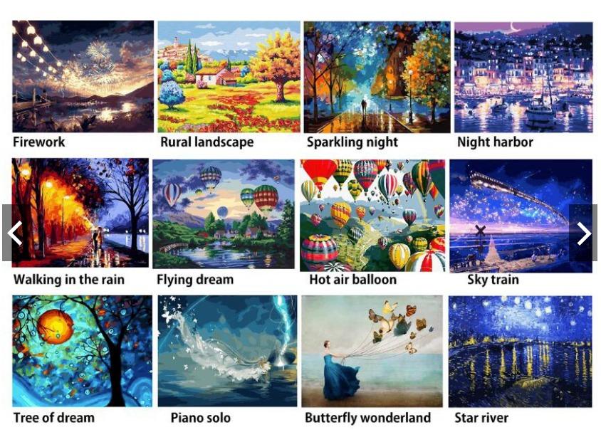 Paint By Numbers 40 By 50 Xm Free Frame Hobbies Toys Stationary Craft Art Prints On Carousell
